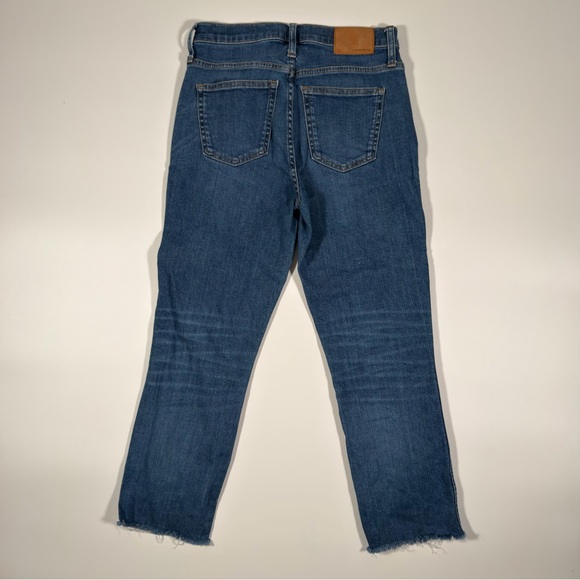 J. Crew Women's Ankle‎ Cropped Blue Jeans with Button Fly Size 26 - Picture 11 of 12